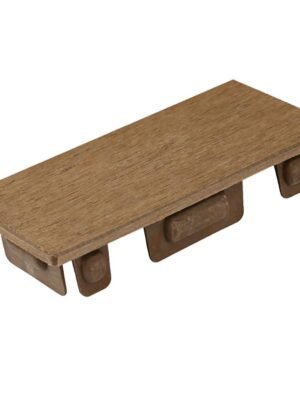 Terminación de Viga Co-Extruded G04 Teak 50mm x 100mm