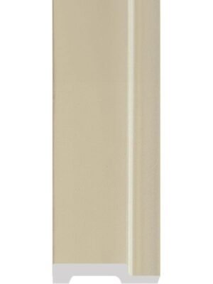 Perfil de Inicio Revestimiento Interior Flat Crema