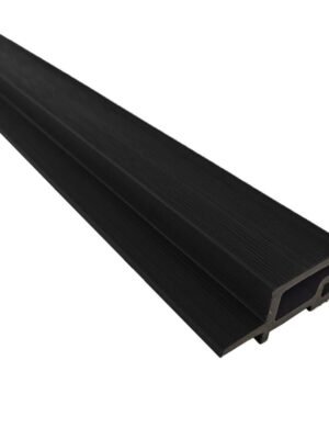 Perfil de Terminación End Revestimiento Exterior Co-Extruded G07 Charcoal