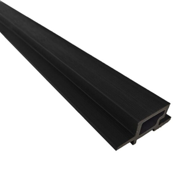Perfil de Terminación End Revestimiento Exterior Co-Extruded G07 Charcoal
