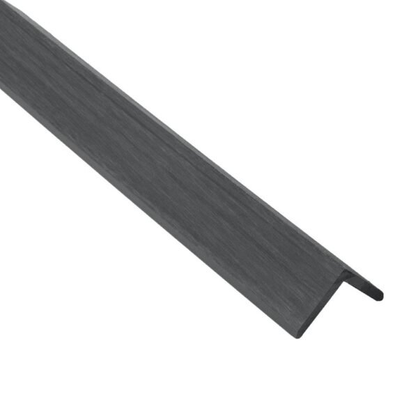 Perfil de Terminación en L Revestimiento Exterior Co-Extruded G06 Silver Grey