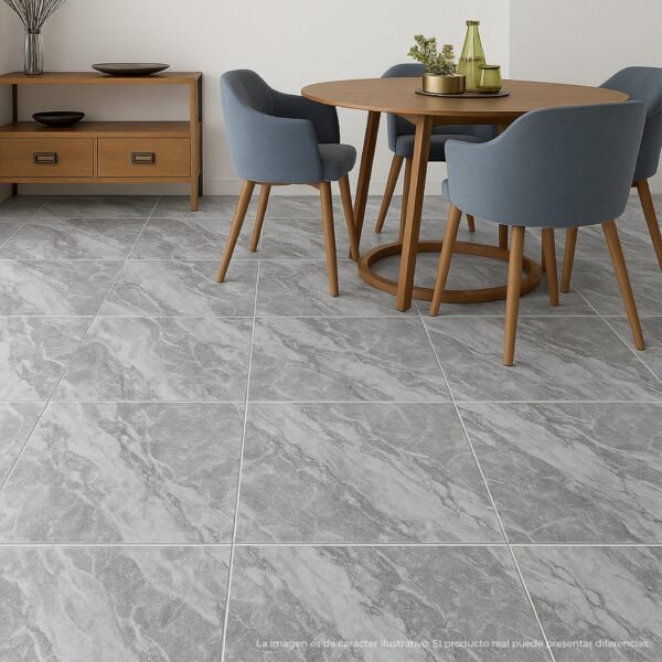 Piso Vinílico Autoadhesivo Grey Marble Matt 1,5mm