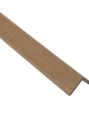 Perfil de Terminación en L Revestimiento Exterior Co-Extruded G04 Teak