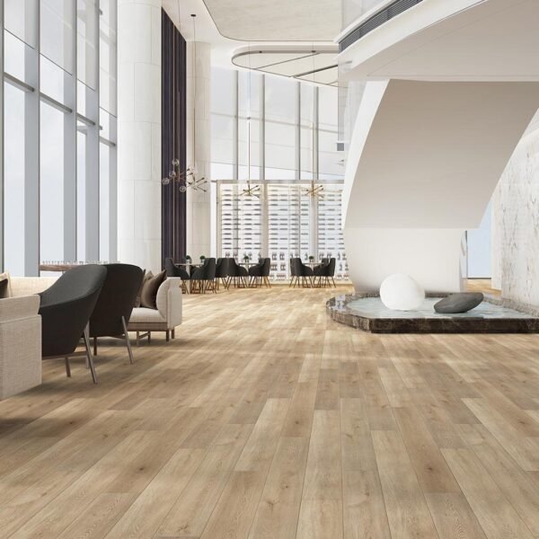 Piso Vinílico SPC Click Roble Tívoli SP027 5mm con manta