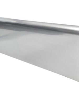 Varilla Zócalo Resistente al Agua Top Round Plata Pura 14mm x 75mm x 2400mm