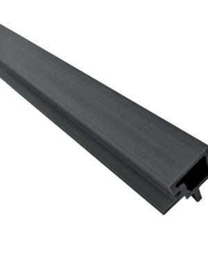 Perfil de Terminación Corner Revestimiento Exterior Co-Extruded G06 Silver Grey