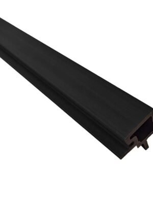 Perfil de Terminación Corner Revestimiento Exterior Co-Extruded G07 Charcoal