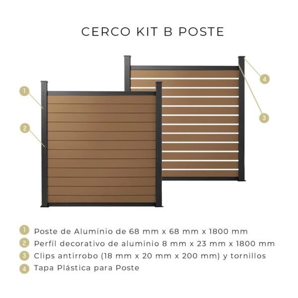 Cerco Inglés Kit B Poste
