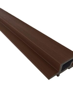 Perfil de Terminación End Revestimiento Exterior Co-Extruded G10 Ipe