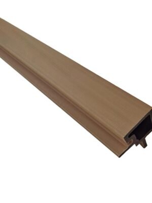 Perfil de Terminación Corner Revestimiento Exterior Co-Extruded G04 Teak