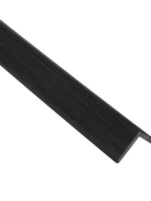 Perfil de Terminación en L Revestimiento Exterior Co-Extruded G07 Charcoal