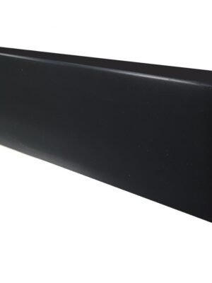 Varilla Zócalo Resistente al Agua Top Round Negro Azabache 14mm x 75mm x 2400mm