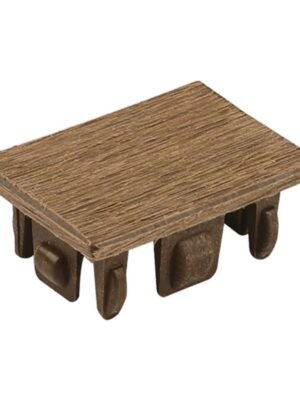 Terminación de Viga Co-Extruded G04 Teak 42mm x 60mm