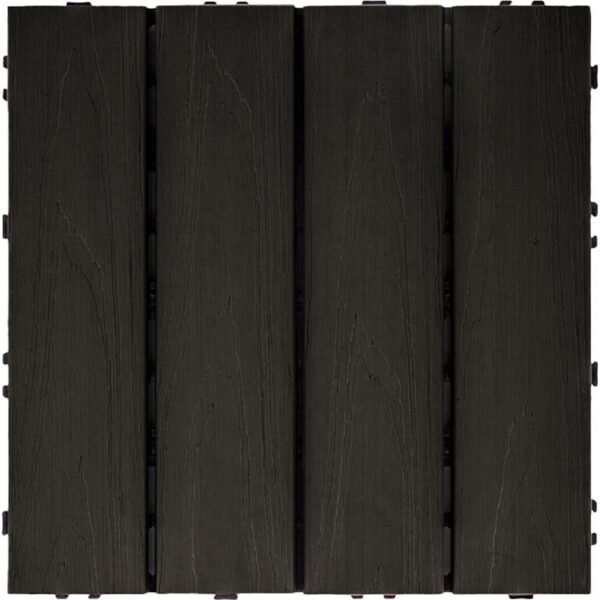 Deck Baldosa Co-Extruded G07 Charcoal