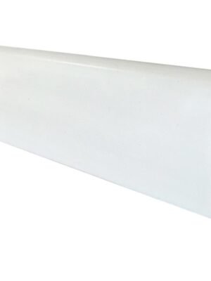 Varilla Zócalo Resistente al Agua Top Round Blanco Polar 14mm x 75mm x 2400mm