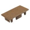 Terminación de Viga Co-Extruded G04 Teak 45mm x 90mm