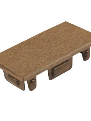 Terminación de Viga Co-Extruded G04 Teak 45mm x 90mm